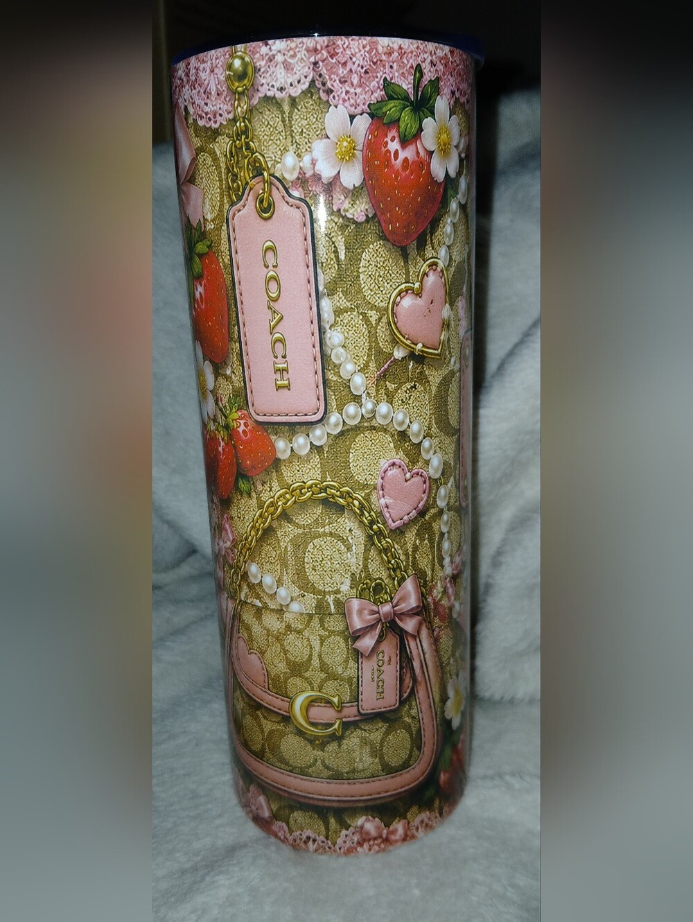 Pink Bow Signature Travel Tumbler - Picture 3 of 5